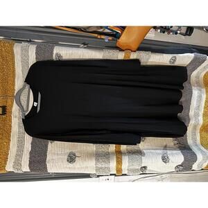 Old Navy - Longsleeve Swing T-Shirt Dress - Black - XXL